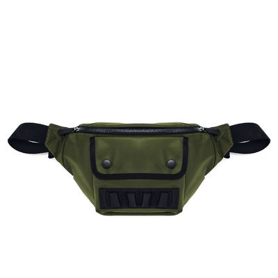 Πράσινο χρώμα Fanny Hip Pack, Νάιλον Fanny τσάντα μέσης ελαφρύ