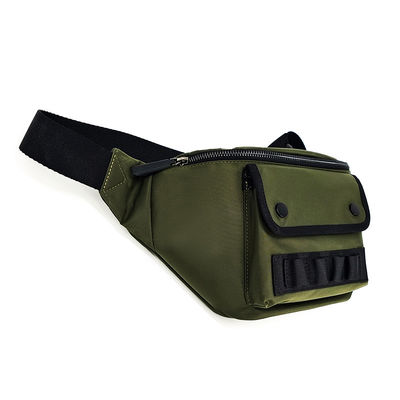 Πράσινο χρώμα Fanny Hip Pack, Νάιλον Fanny τσάντα μέσης ελαφρύ