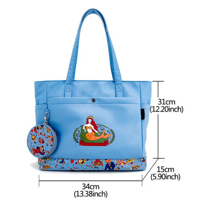 Προσαρμοσμένη Crossbody Sling Tote τσάντα, Digtal εκτύπωση γυναίκες Tote τσάντα