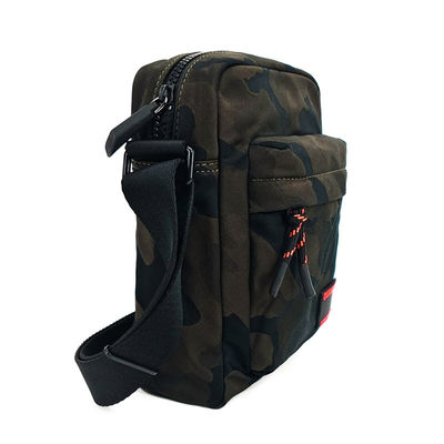 Camou Unisex Crossbody τσάντα ρυθμιζόμενη ανθεκτική με κλείσιμο φερμουάρ