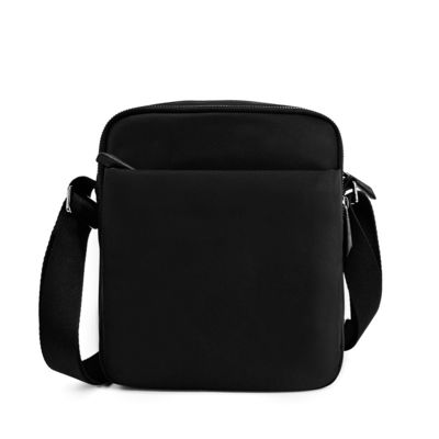 Ταξιδιωτικό μικρό μαύρο crossbody τσάντα κάθετο με μακρύ λαβή OEM