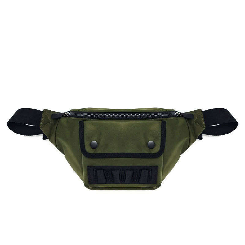 Πράσινο χρώμα Fanny Hip Pack, Νάιλον Fanny τσάντα μέσης ελαφρύ
